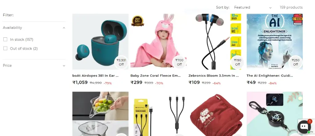 WEBSITES FOR E-COMMERCE PRODUCT SELLERS