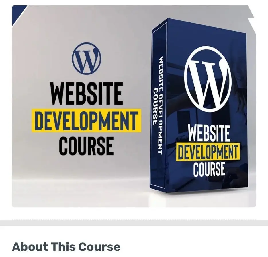 WEBSITE DEVELOPMENT COURSE